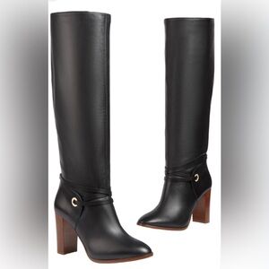 L.K. BENNETT - Shelby Leather Knee High Boots Size 36/6
